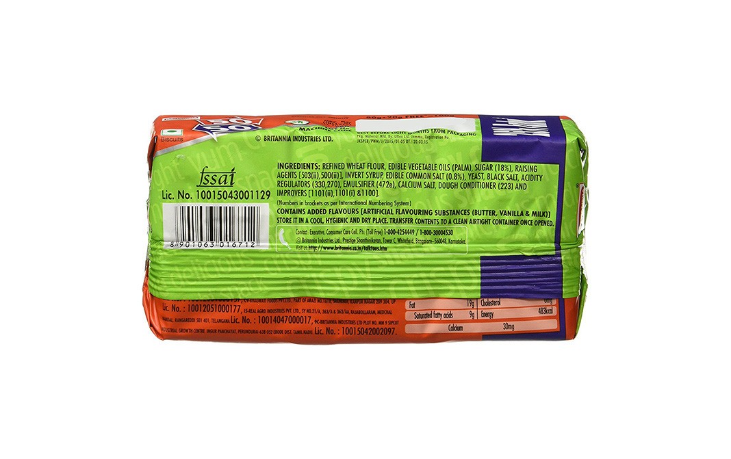 Britannia 50 50 Sweet & Salty Biscuits    Pack  100 grams